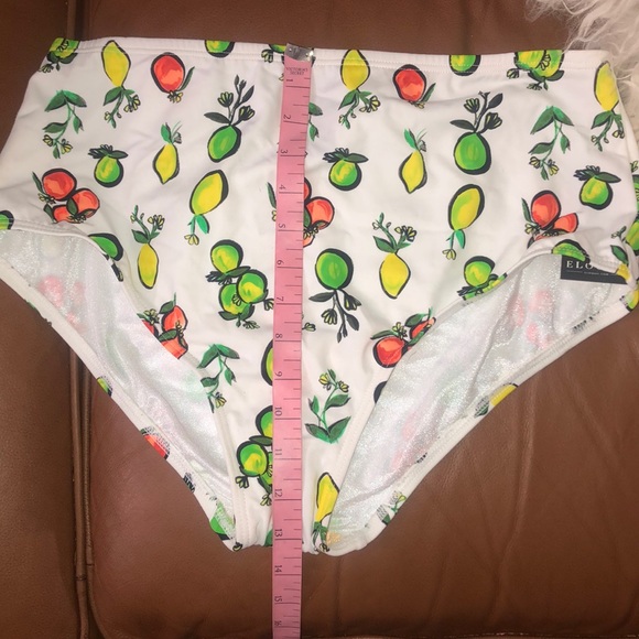 Citrus Print Longline Bikini Set - Picture 7 of 10